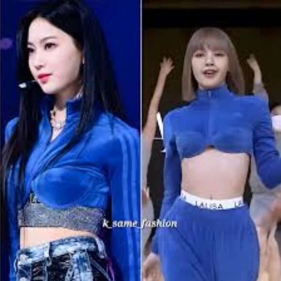 Adidas x Jeremy Scott Blue Velvet Track Top - Picture 6 of 6